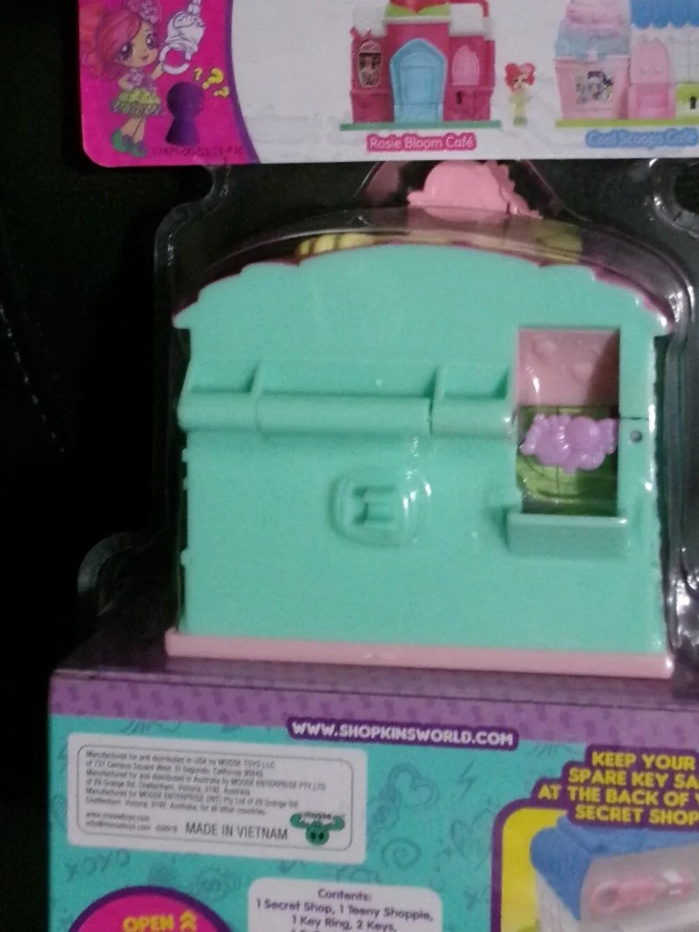 NWT Retired Shopkins Lil Secrets Mini Playset - Sweet Retreat Candy Shop